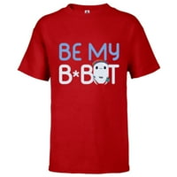 Рон се обърка да бъде моят стандарт B-Bot-тениска с къс ръкав за деца-персонализирано-червено