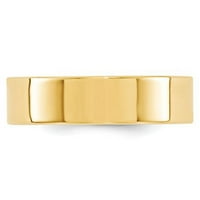 Първично злато Karat Yellow Gold Standard Flat Comfort Fit Band
