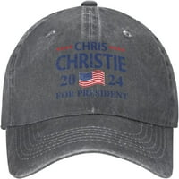 Chris-Christie за президент камион шапка ретро бейзболна шапка бейзболни шапки за мъже жени дълбок хедър