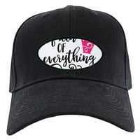 Cafepress - кралица на всичко бейзболна шапка - бейзболна шапка, новост черна шапка