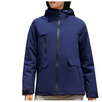 Juebong Coat Clearance Raincoat Womens Waterproof Rain Jacket Лека активна активна вятърна смола с подвижна качулка