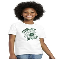 Thunderstruck Funny Bowling Noftity Crewneck Тениски за момче момиче тийнейджър брискови марки xs