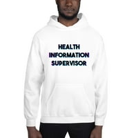 Tri Color Health Information Supervisor Hoodie Pullover Sweatshirt от неопределени подаръци