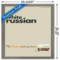 Големият Лебовски - плаката на бялата руска стена, 14.725 22.375