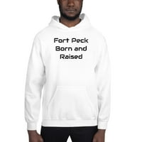 Форт Пек роден и възпитан суичър с пуловер от качулки от неопределени подаръци
