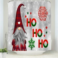 Коледа нека снежен душ завеси комплекти с куки водоустойчиви полиестерни тъкани баня декор завеса за баня