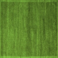 Ahgly Company Indoor Square Abstract Green Modern Area Rugs, 3 'квадрат
