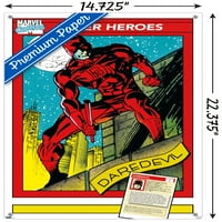 Marvel Trading Cards - Daredevil Wall Poster с бутални щифтове, 14.725 22.375