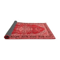 Ahgly Company вътрешен правоъгълник медальон червени традиционни килими, 4 '6'