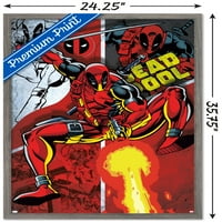 Marvel Comics - Deadpool - Стенски плакат за колаж, 22.375 34