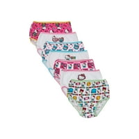 Hello Kitty Toddler Girl Breats бельо, 7-опаковки, размери 2T-4T