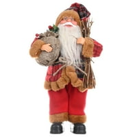 Клирънс Йохоум Творчески Плат Дядо Коледа кукла мини кукла играчка декорация Б