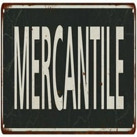 Меркантилен реколта поглед изтърка шик подарък метален знак 206180062049