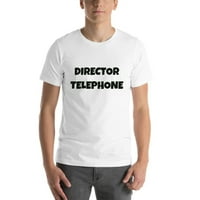 Директор Телефон Забавно Стил Къс Ръкав Памучна Тениска От Неопределени Подаръци