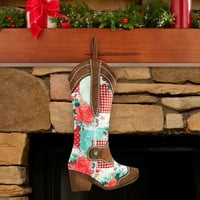 Жената Пионер 20 Тъкани Обувки Коледно Чорапче, Весела Роза Пачуърк